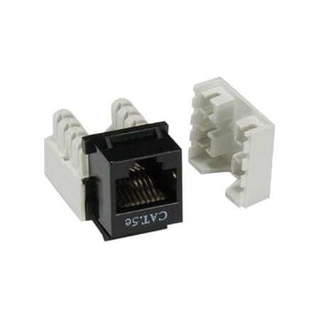 Unc Group Cat 5E Keystone Jack 110 Type Black KEYC5E-BLK